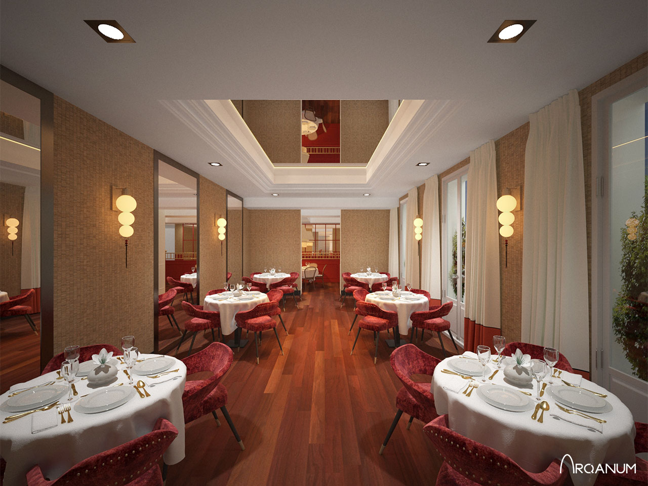 Restaurante Shangai Mama, salón